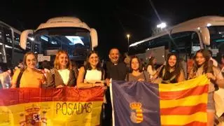 Diez autobuses con jóvenes de toda la provincia parten hacia al encuentro mundial con el Papa en Lisboa
