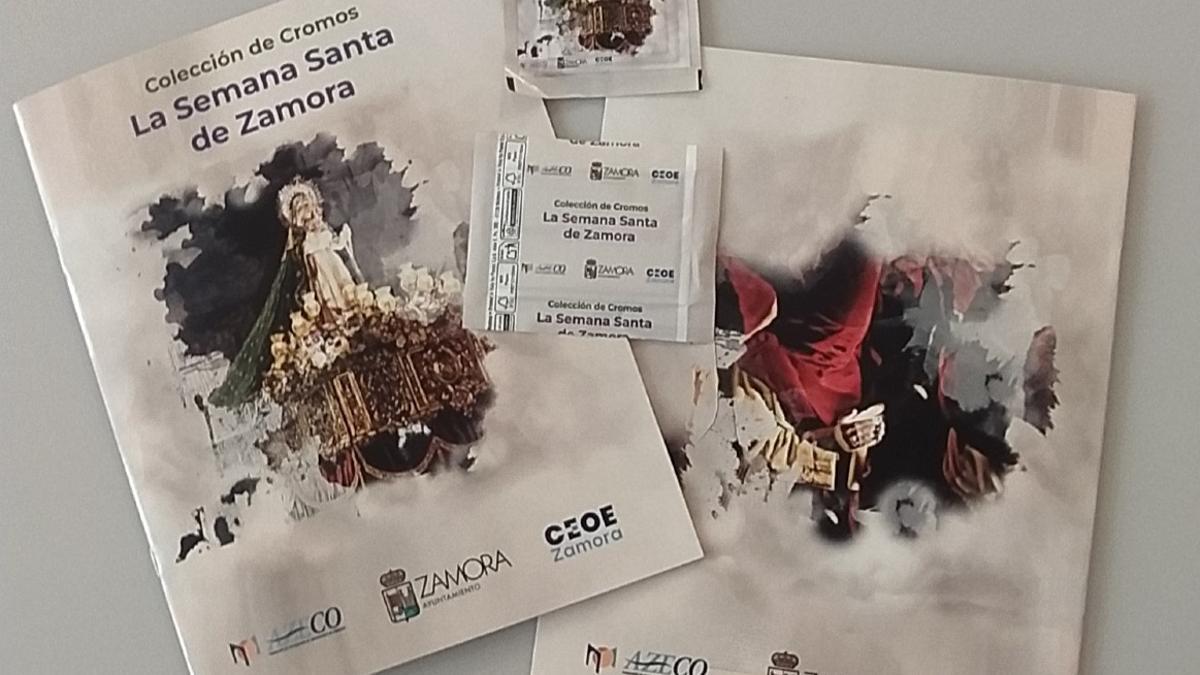 Álbum de cromos de la Semana Santa de Zamora.