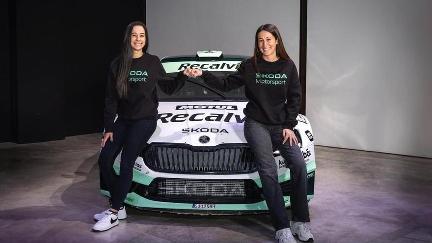 Nuria Pons se estrena como piloto oficial en el Nacional de Rallies