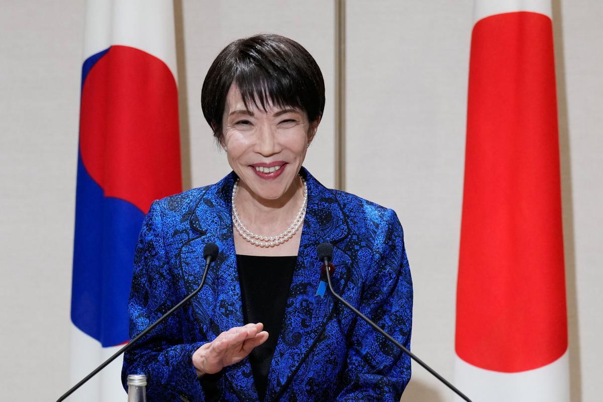 La primera ministra de Japón, Sanae Takaichi.