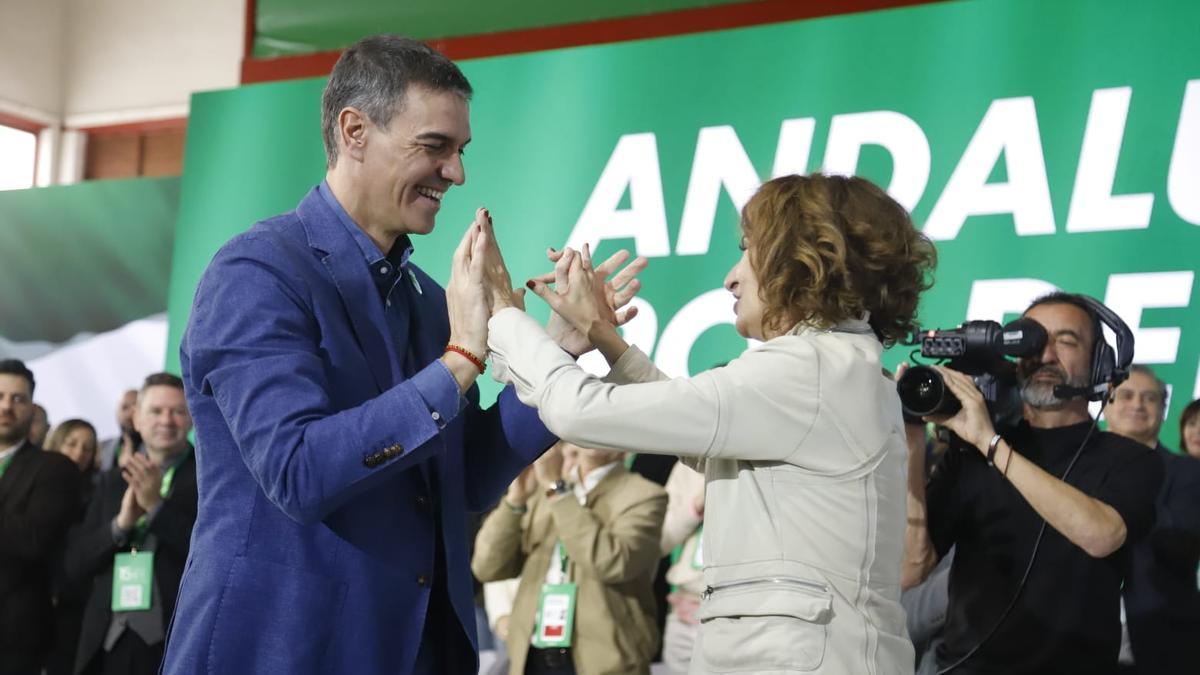 Pedro Sánchez y María Jesús Montero clausuran el 15º Congreso del PSOE Andalucía