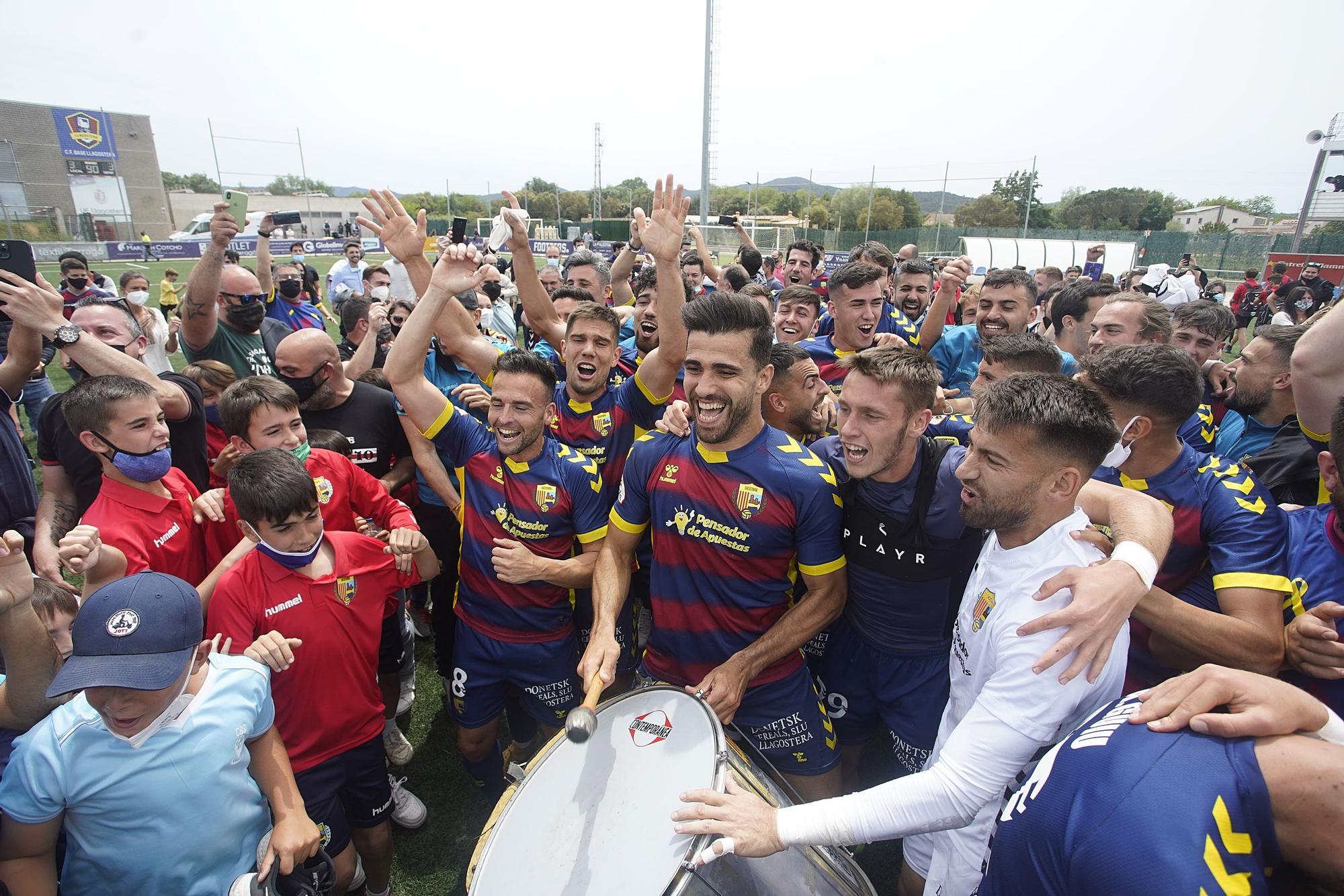 El Llagostera és de Primera RFEF (3-3)