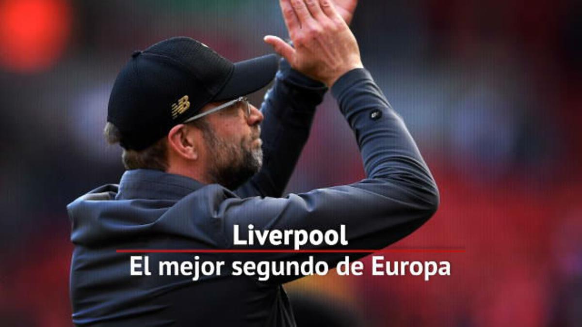 El Liverpool, el mejor segundo de Europa