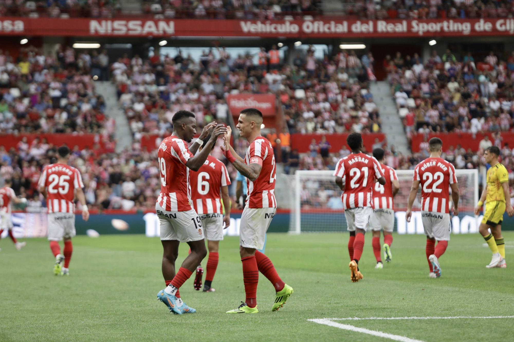 Así fue el partido entre el Sporting y el Mirandés