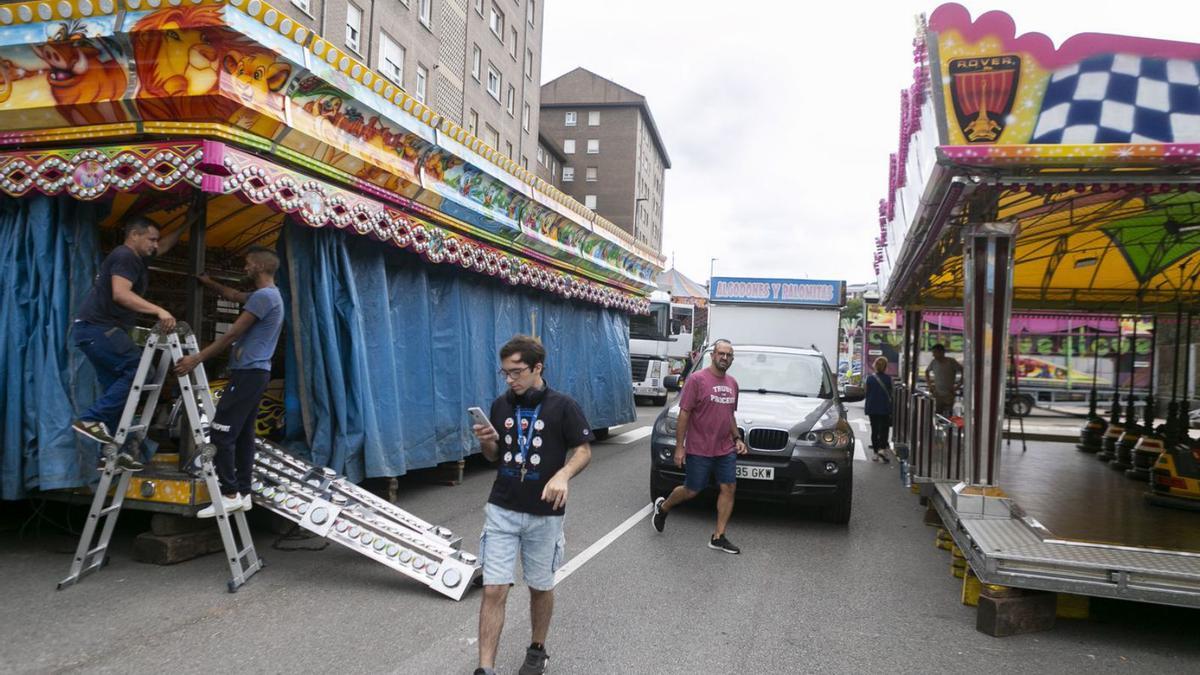 Aspecto del ferial de Versalles, ayer. | María Fuentes