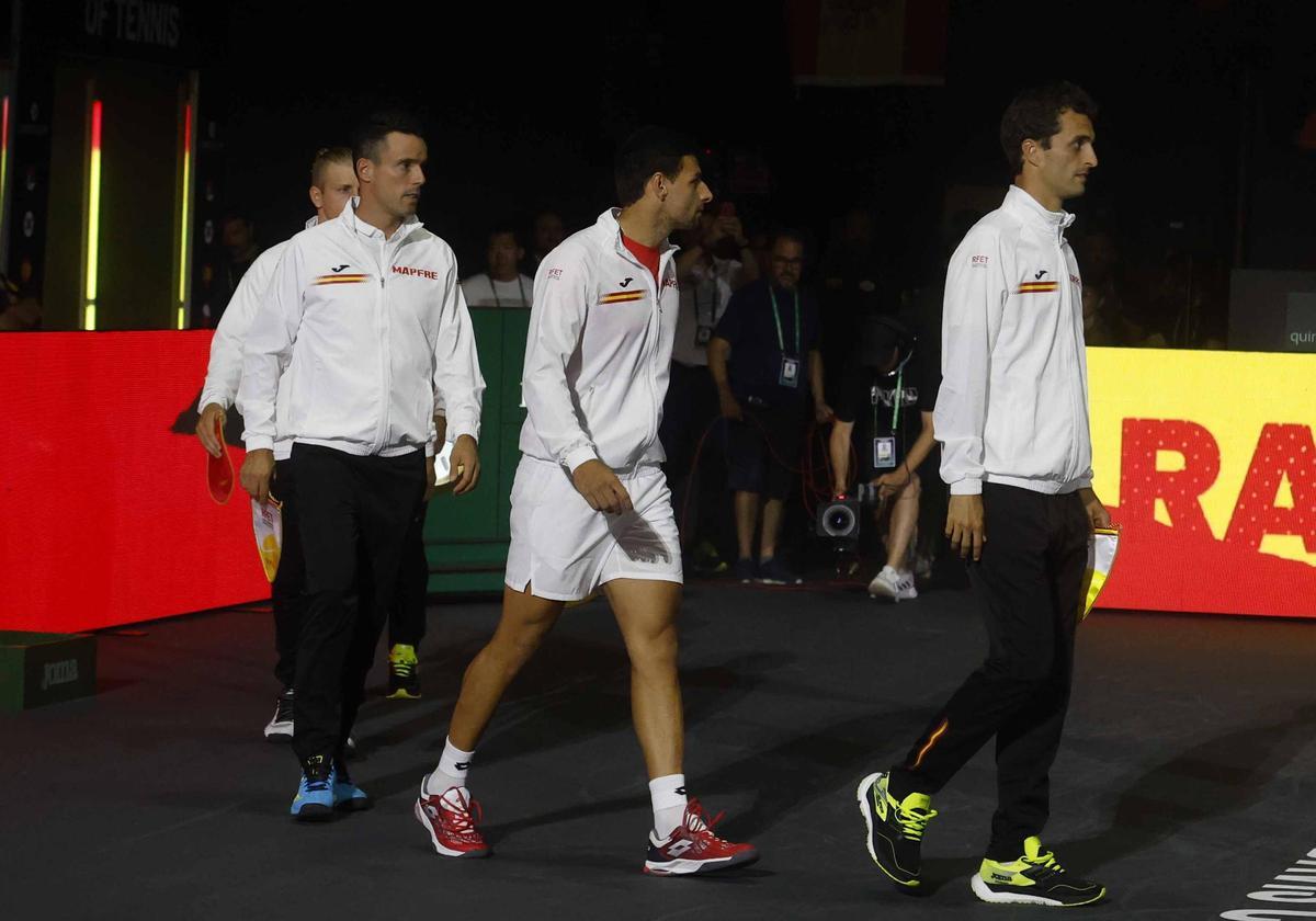 Segunda jornada de Copa Davis, ya con Djokovic entrenando en L´Alqueria