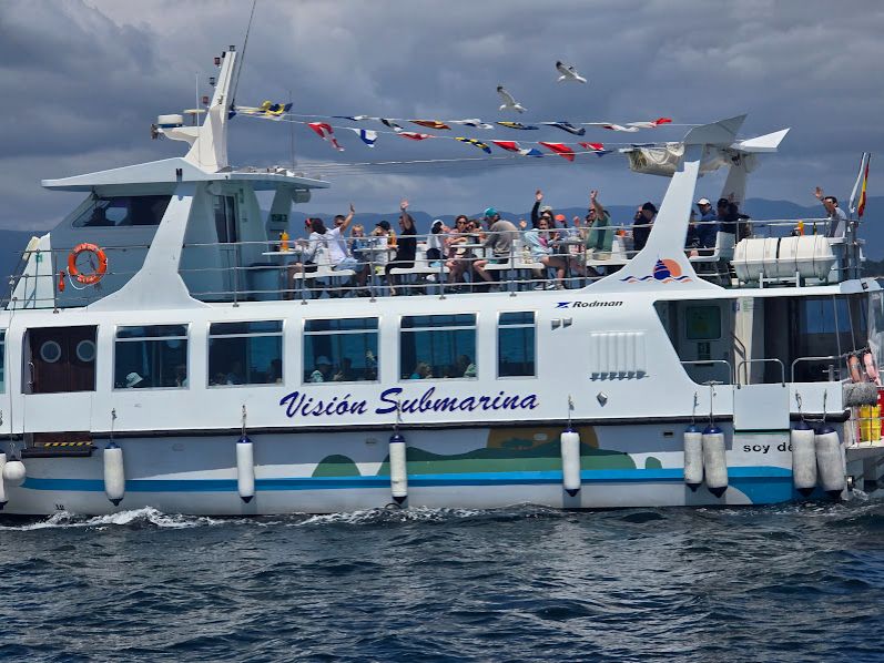 Así se disfruta de los catamaranes de O Grove.