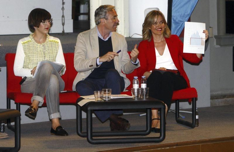 Galería del debate de los candidatos a la alcaldía de Zaragoza