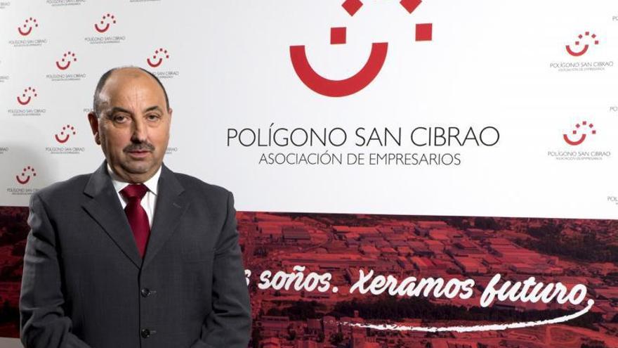 La principal vía del polígono San Cibrao de Ourense, el mayor área empresarial de la comunidad de Galicia.   | // I.O. 