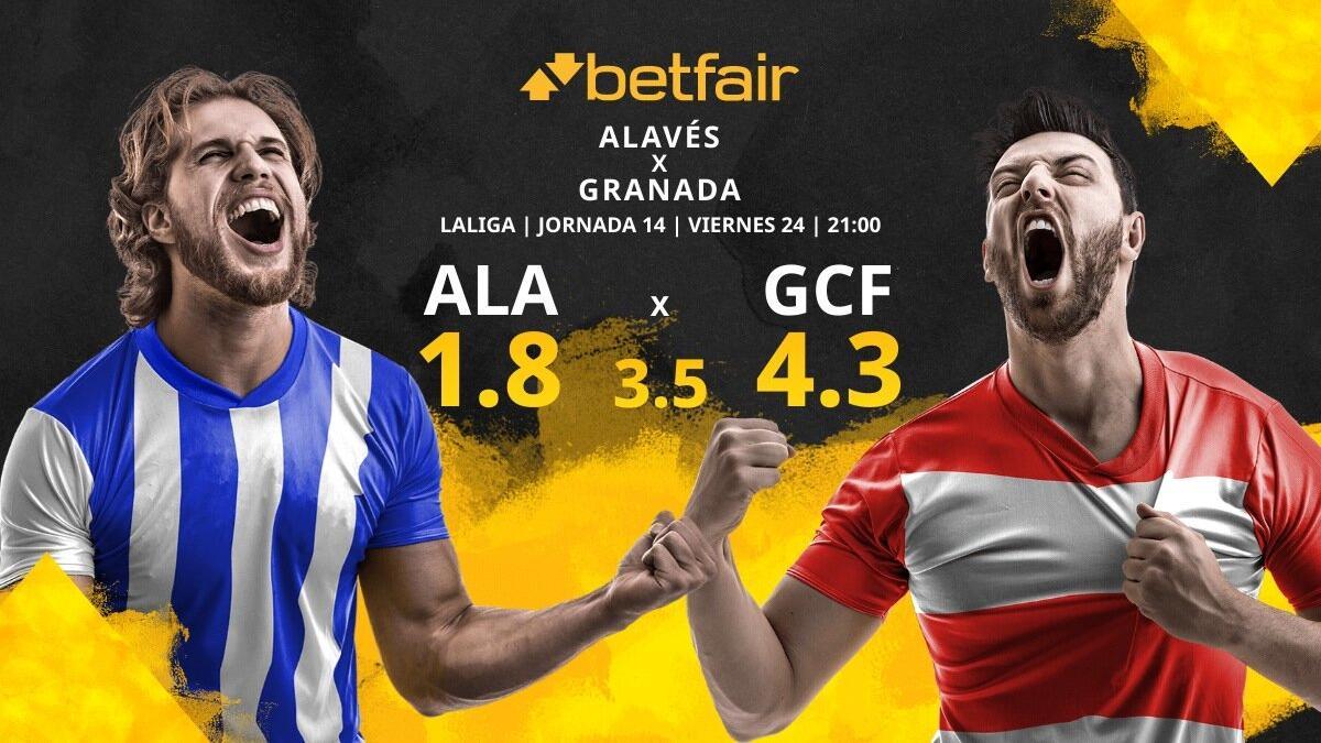 Deportivo Alavés vs. Granada CF: horario, TV, estadísticas, clasificación y pronósticos