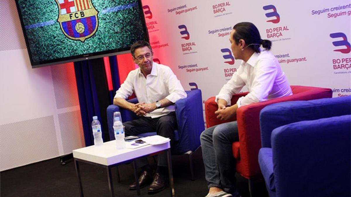 Bartomeu y Dídac Lee presentaron las nuevas tecnologías