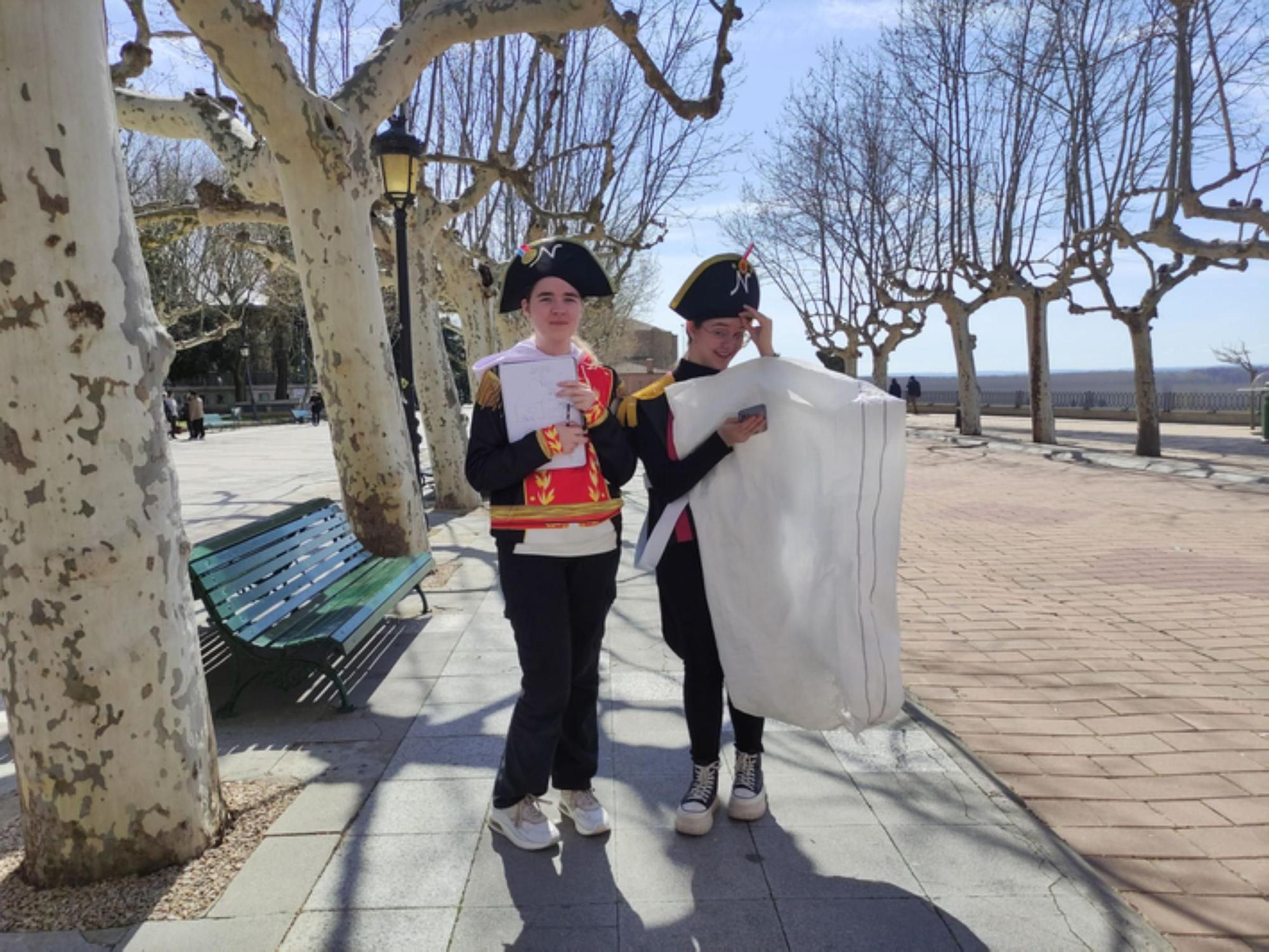 Alumnos del colegio San Vicente de Paúl y la Carrera de Benavente