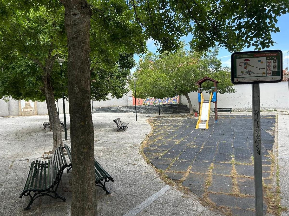 Plaza Rafael Medina, en Navalmoral.