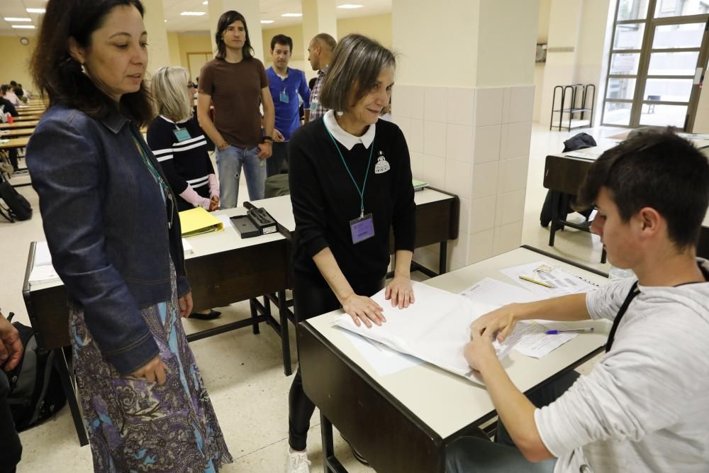 Pruebas de selectividad del campus de Gijón