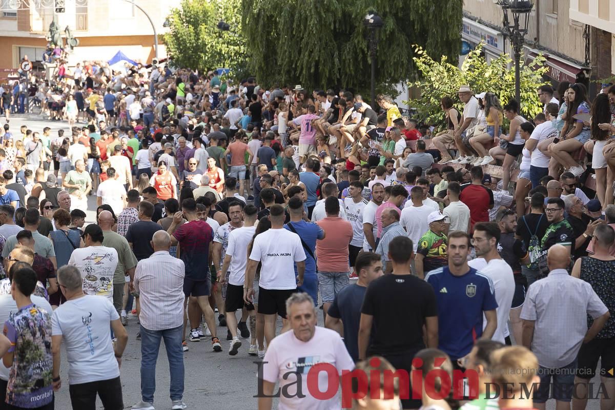 El segundo encierro de las Fiestas de Moratalla se salda con un herido