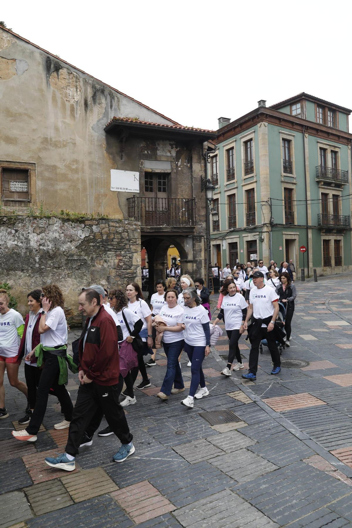 EN IMÁGENES: marcha conmemorativa del 50.º aniversario del HUSA, de Avilés EN IMÁGENES: marcha conmemorativa del 50.º aniversario del HUSA, de Avilés