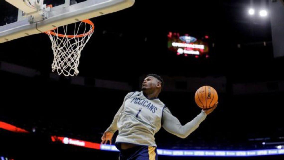 Zion Williamson hizo las delicias de los aficionados de los Pelicans