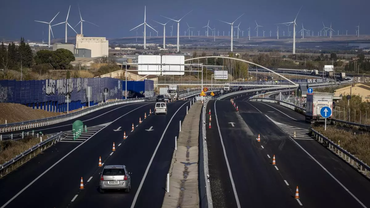 La A-68 en Mallén se estrenará este viernes a medio gas y sin terminar los accesos a la localidad