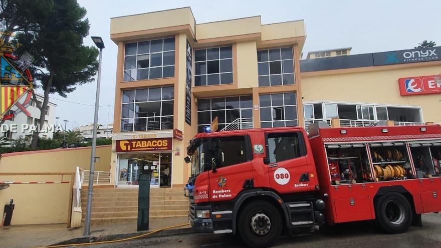 Incendio en un gimnasio de Palma