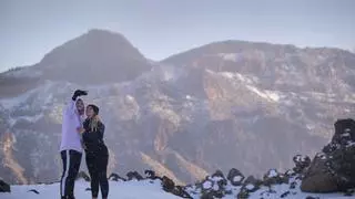 La nieve y la lluvia seguirán mañana viernes en Tenerife
