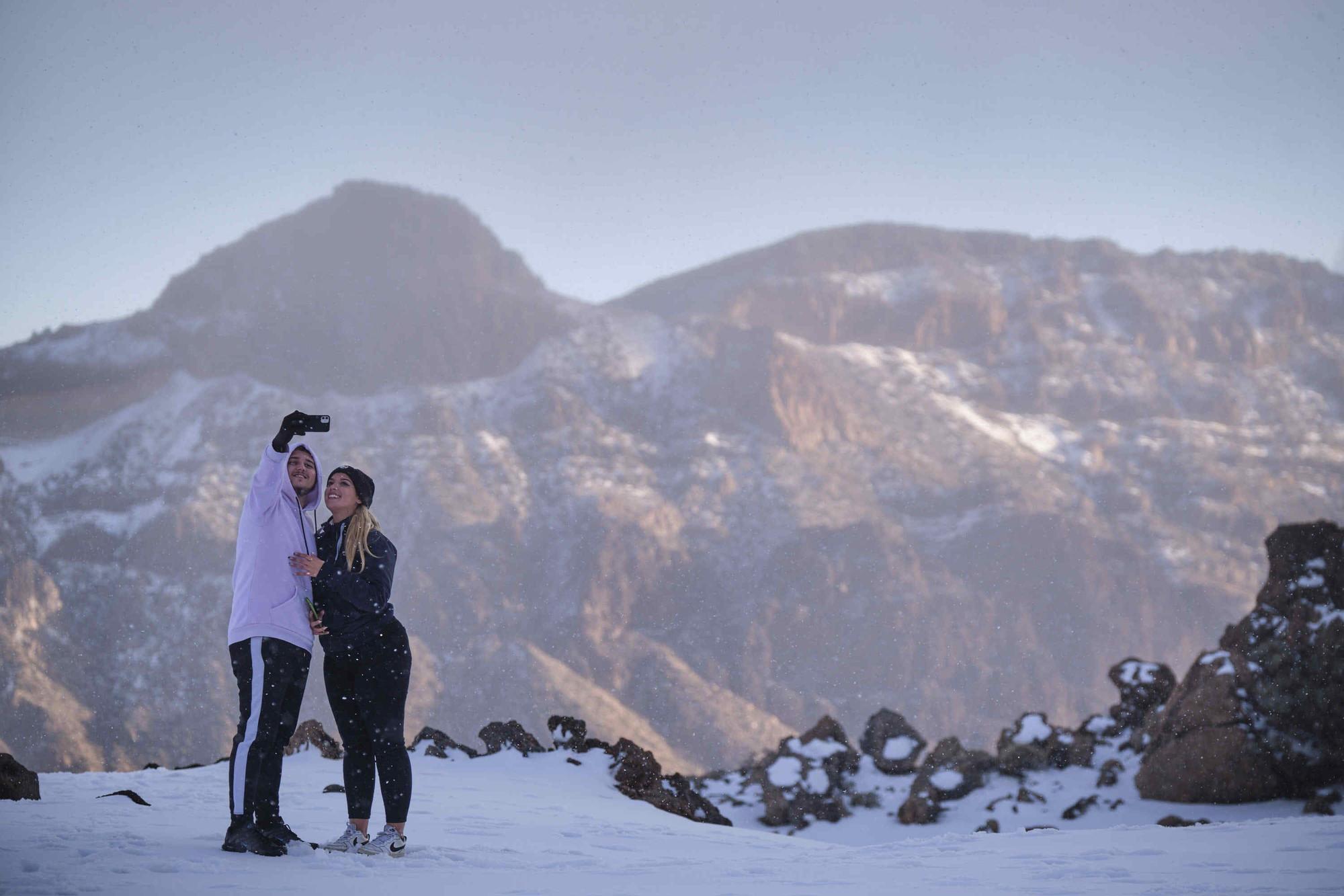 Nevada en el Teide