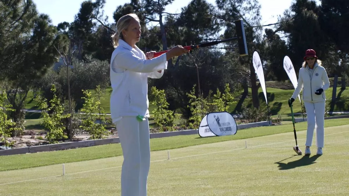 Mujer y Deporte: Carlota Escribano, la madrina del cróquet en Aragón
