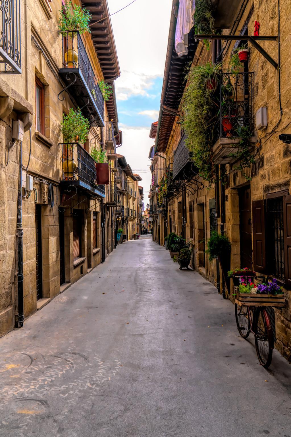 Calle de Laguardia, en La Rioja