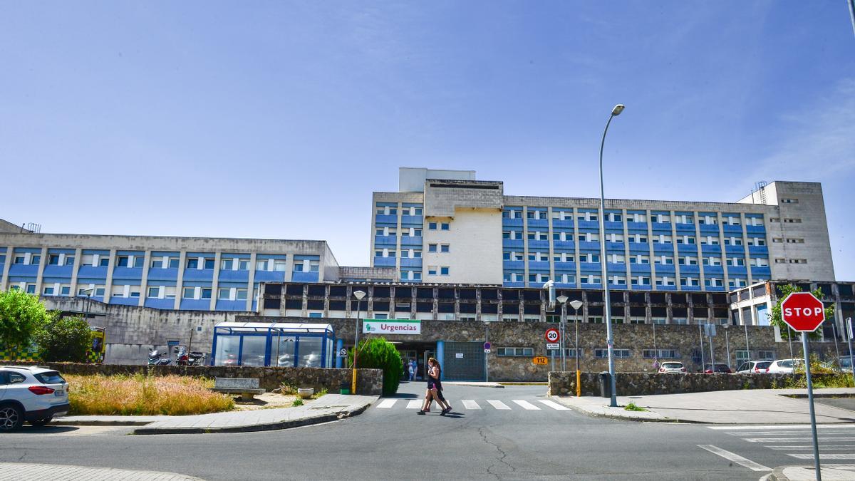 Urgencias del hospital de Plasencia, donde han amenazado a sanitarios.