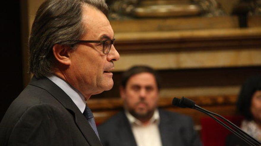 El president de la Generalitat en funcions, Artur Mas