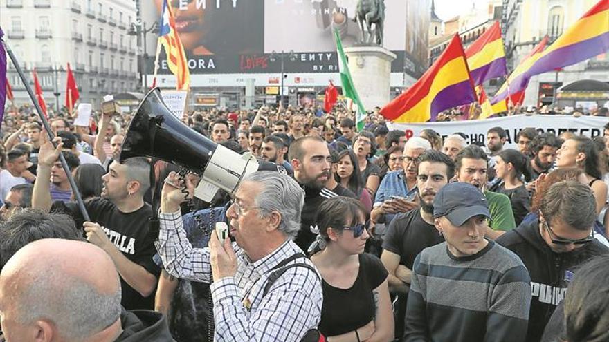 Manifestación en Madrid para pedir una «España unida»