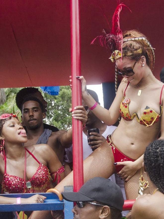 Rihanna, la reina del carnaval de Barbados