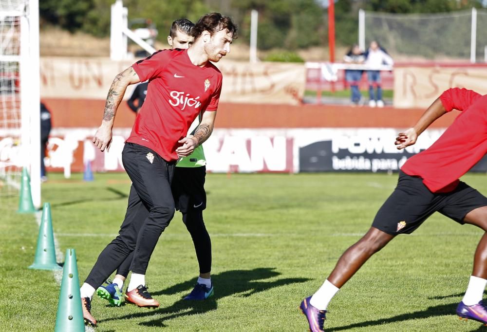 Entrenamiento del Sporting