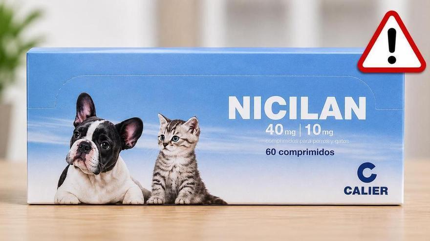 Retiran dos lotes de un medicamento veterinario para perros y gatos por un problema de calidad
