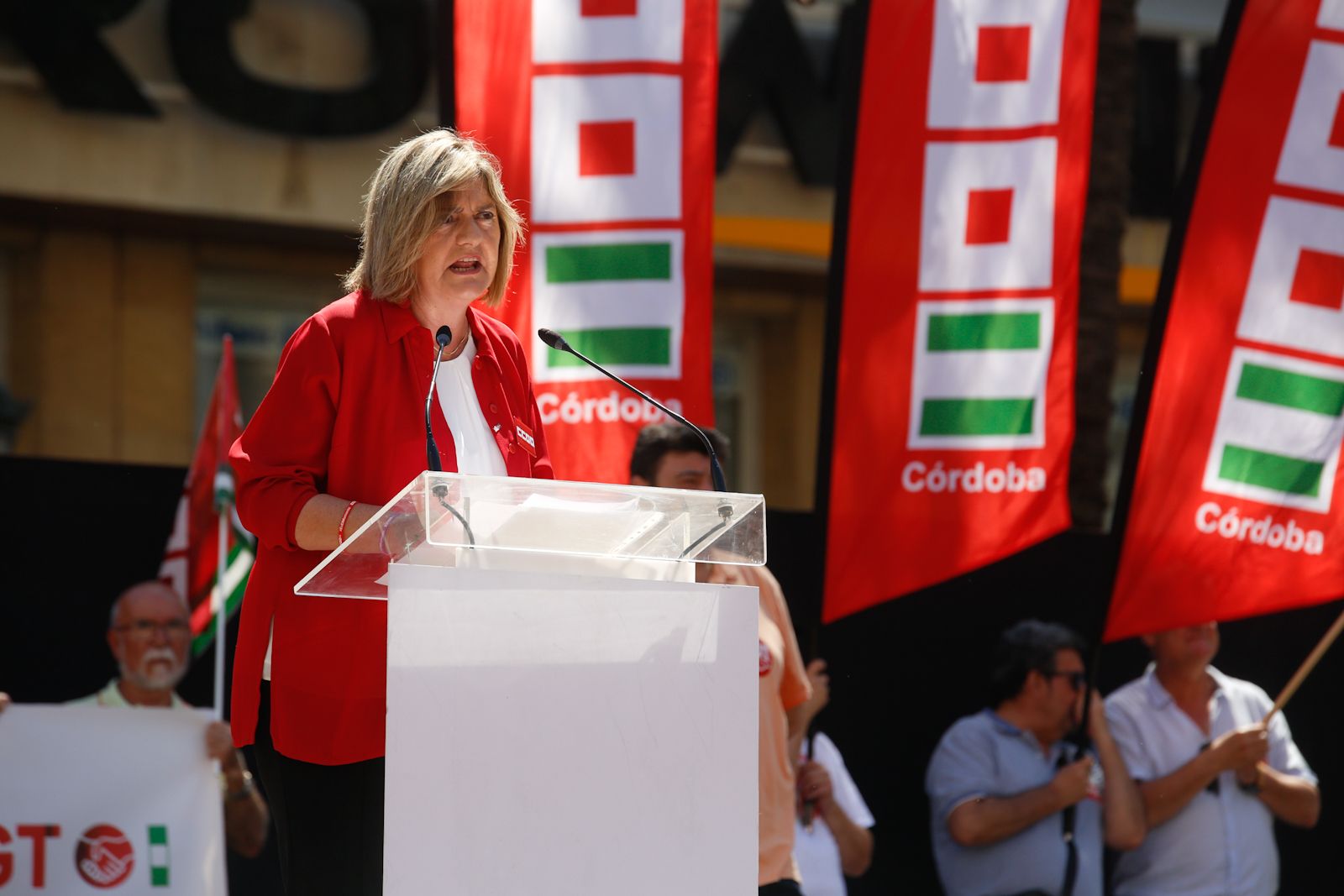 Manifestación por el Primero de Mayo en Córdoba