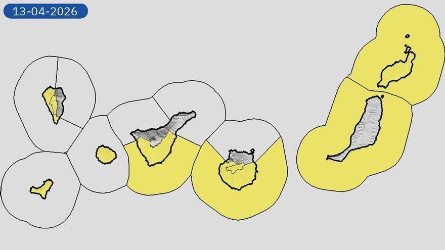 Aviso de la Aemet en Canarias: rachas de viento muy fuertes y lluvias marcan la previsión para hoy