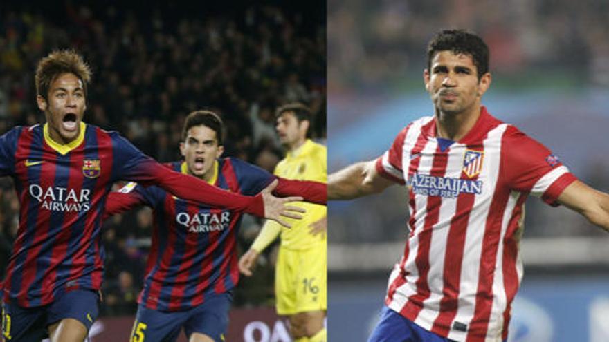 El 2014 retoma la lucha entre Barcelona y Atlético