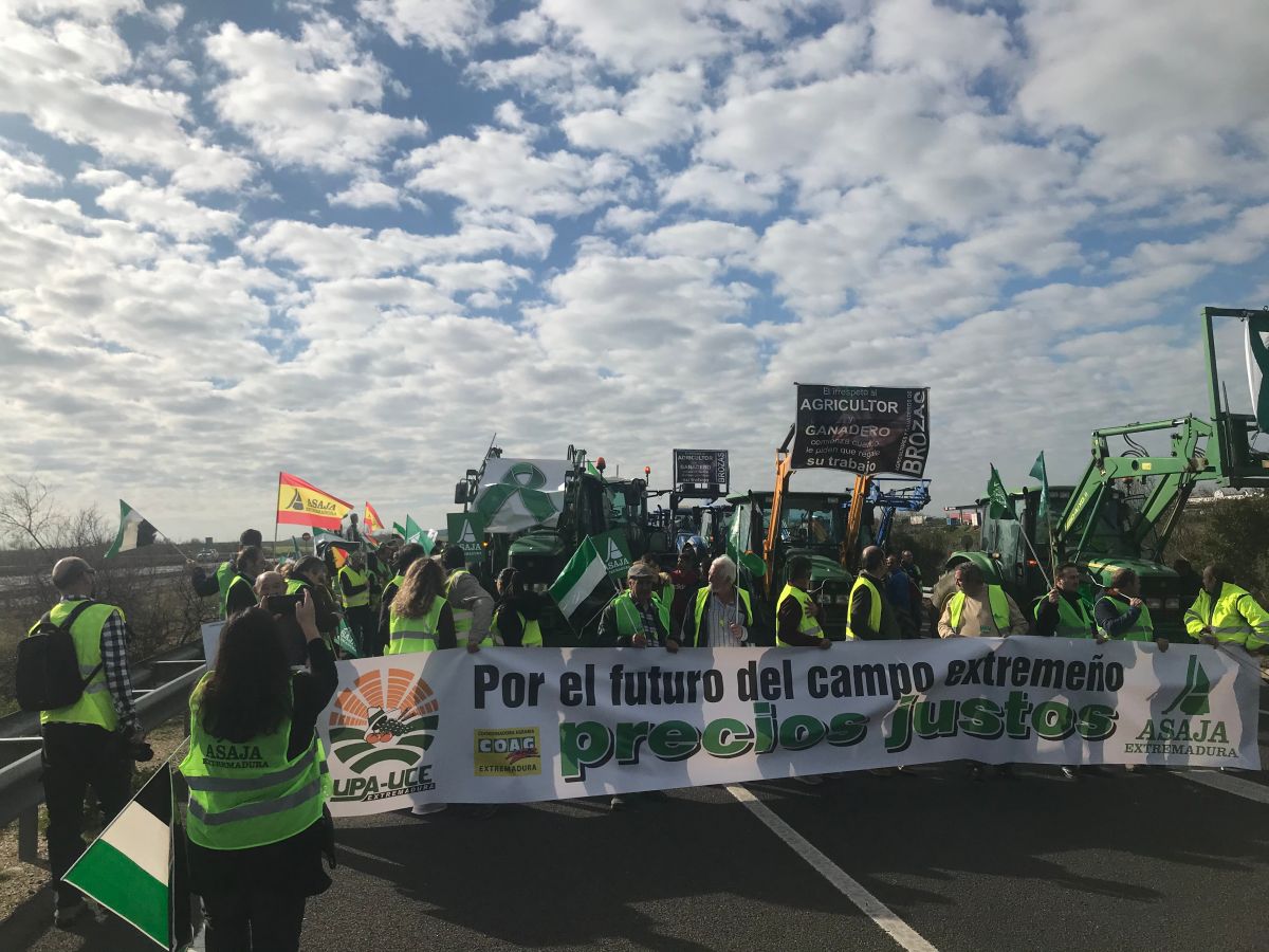 La protesta de los agricultores en imágenes