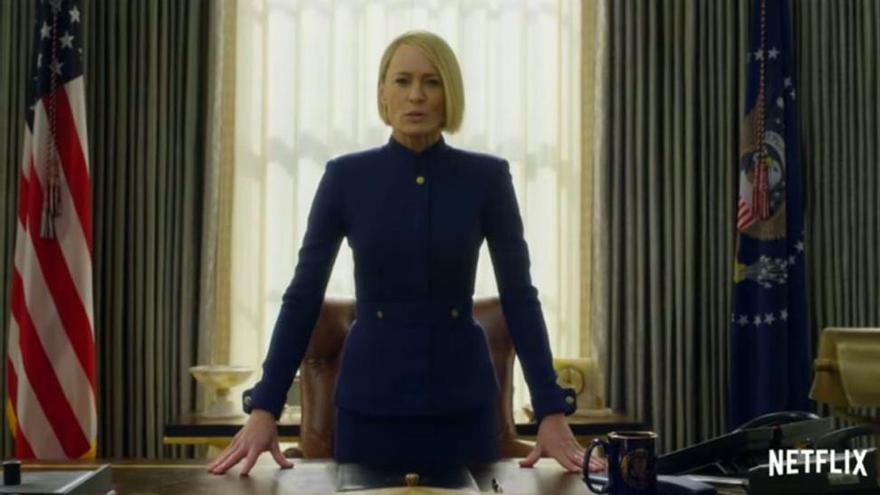 Robin Wright ya es la nueva presidenta de &#039;House of cards&#039;