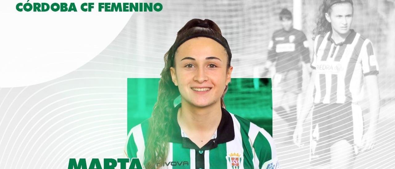 Marta Esojo, otra renovación de efecto para el Córdoba Femenino.