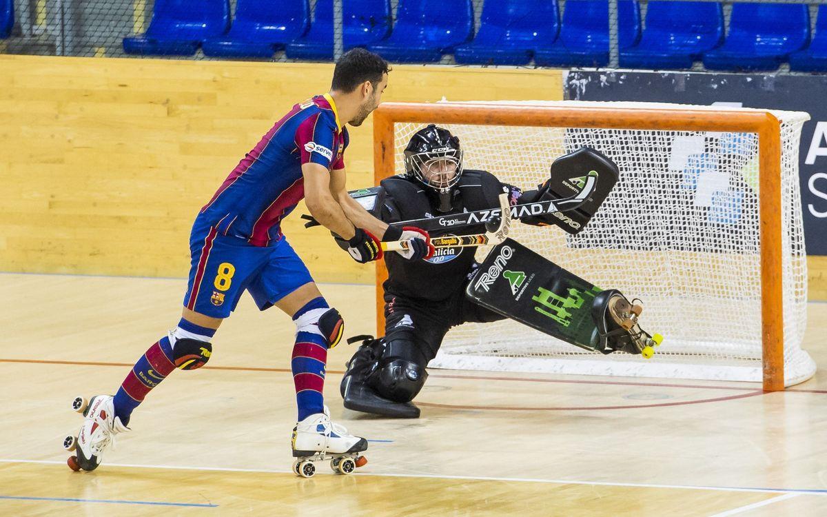 Carles Grau en un partido frente al Barça