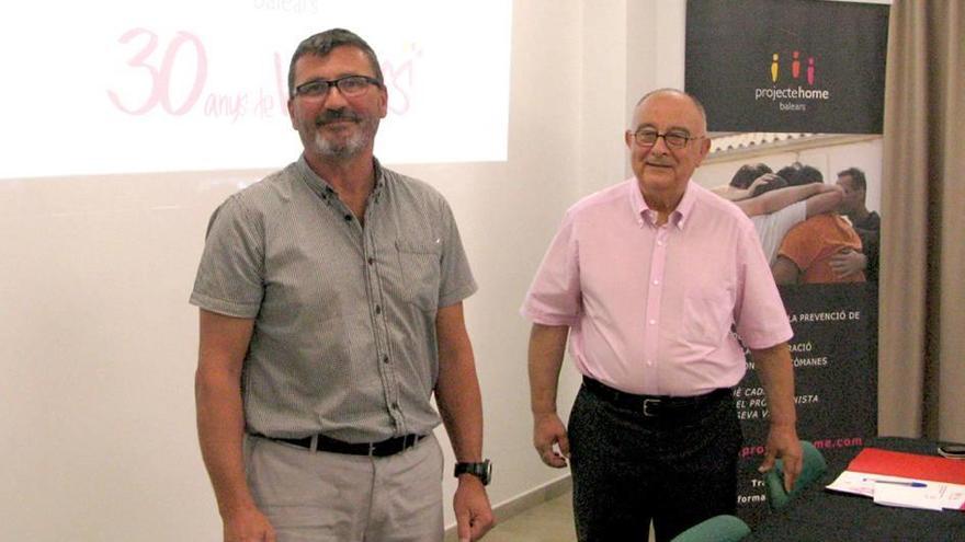 Jesús Mullor y Bartomeu Català en la presentación del acto del 30 aniversario de la entidad.