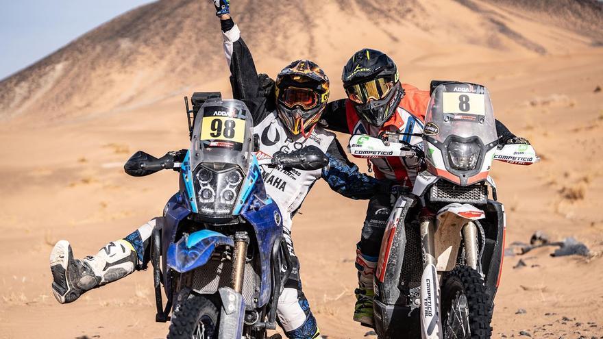 Sara García supera una de las etapas más duras del Addax Rally