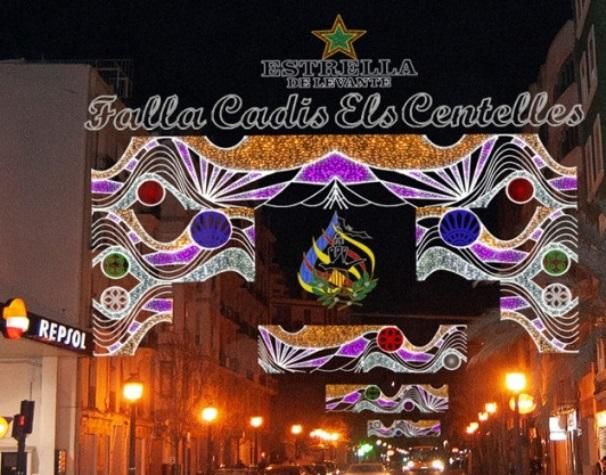 Proyecto de iluminación de la Falla Cádiz-Los Centelles