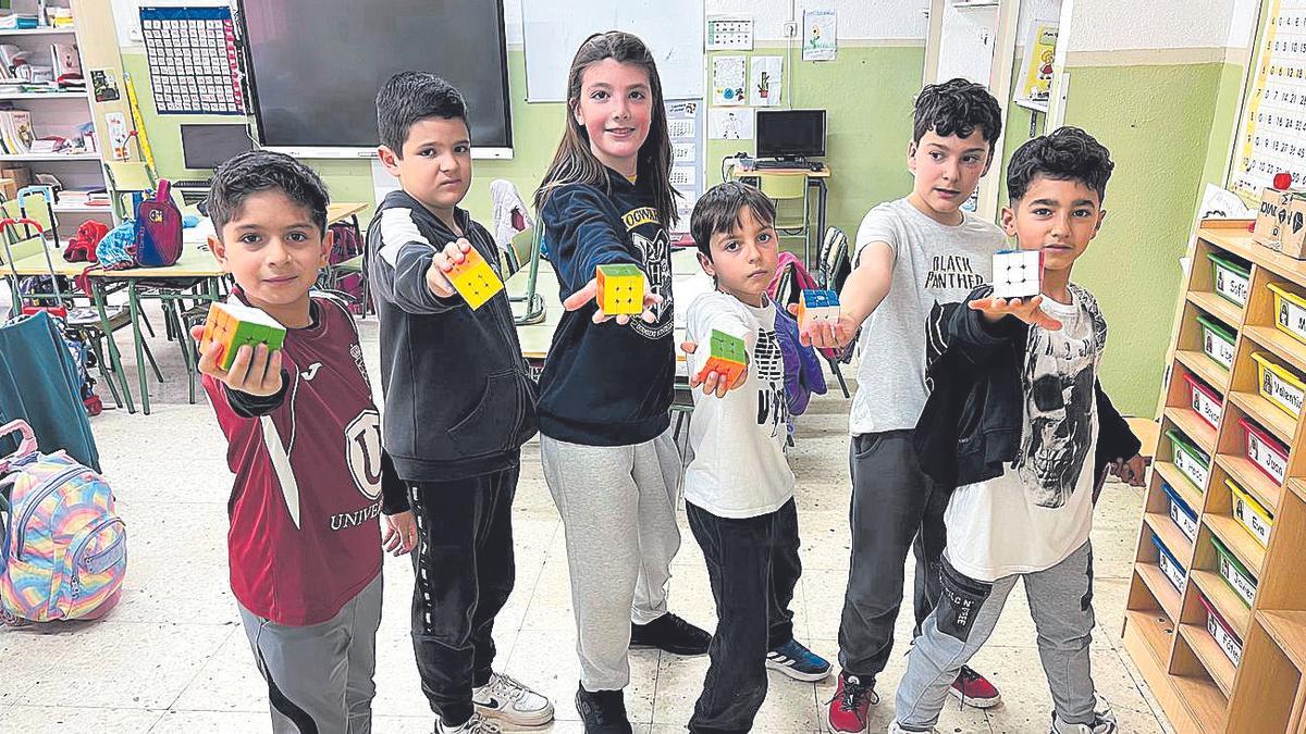 alumnos del colegio Santa María de Gracia de Murcia