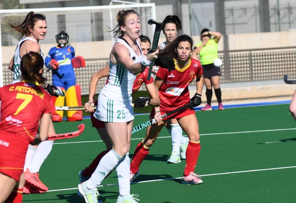 Selección española femenina de hockey en Murcia