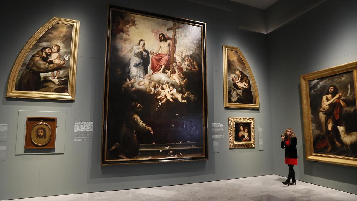 Exposición 'Murillo y los Capuchinos de Sevilla', en el Museo de Bellas Artes de Sevilla.