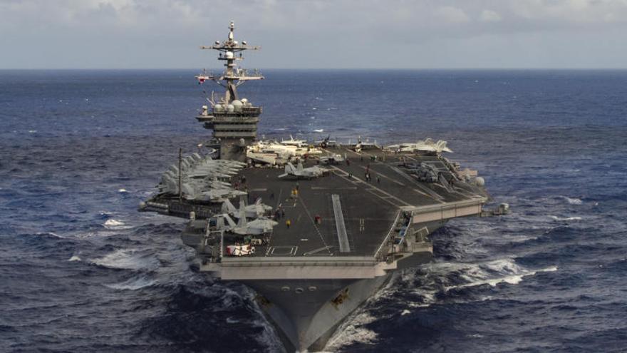 El portaaviones USS Carl Vinson.