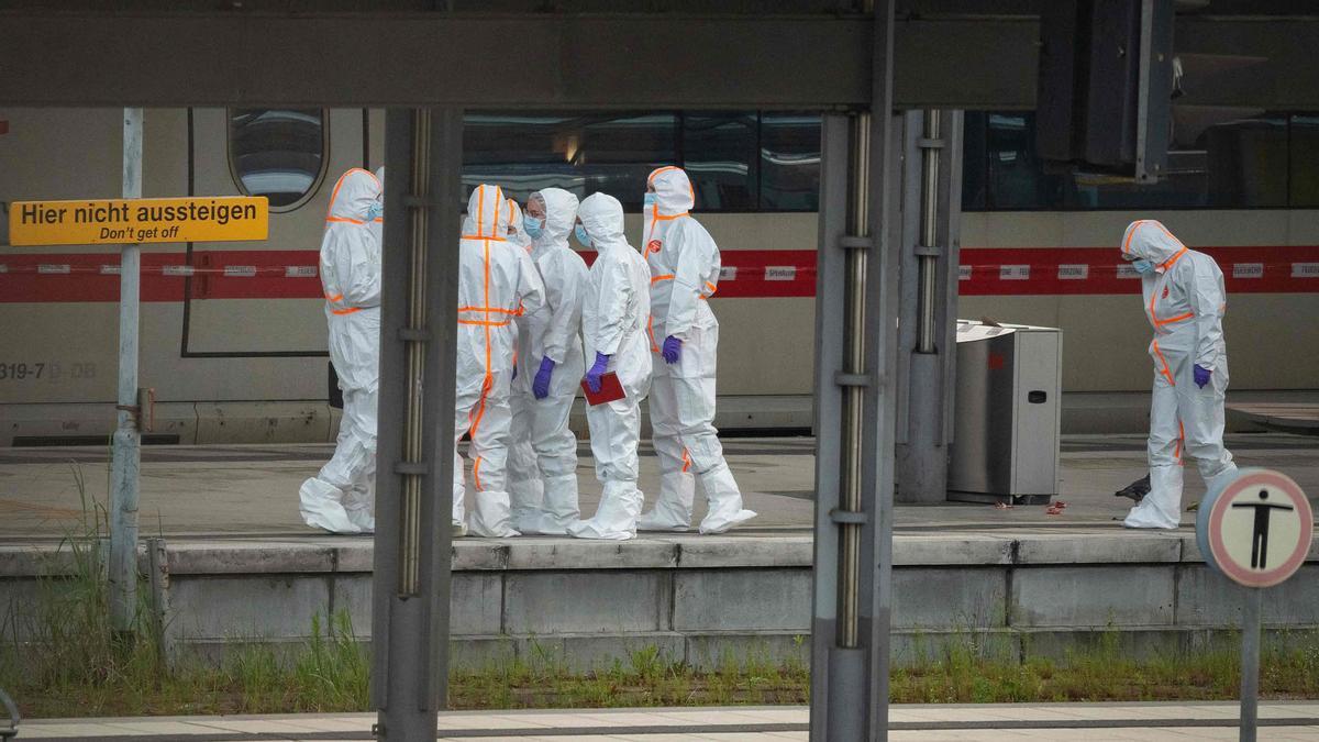 Una mujer hiere a cuchilladas a diecisiete personas en la estación de trenes de Hamburgo