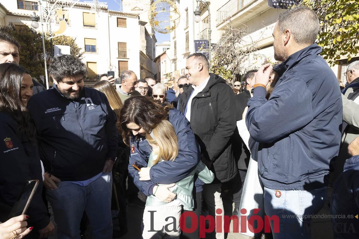 Así ha sido la visita de Isabel Díaz Ayuso a Caravaca de la Cruz