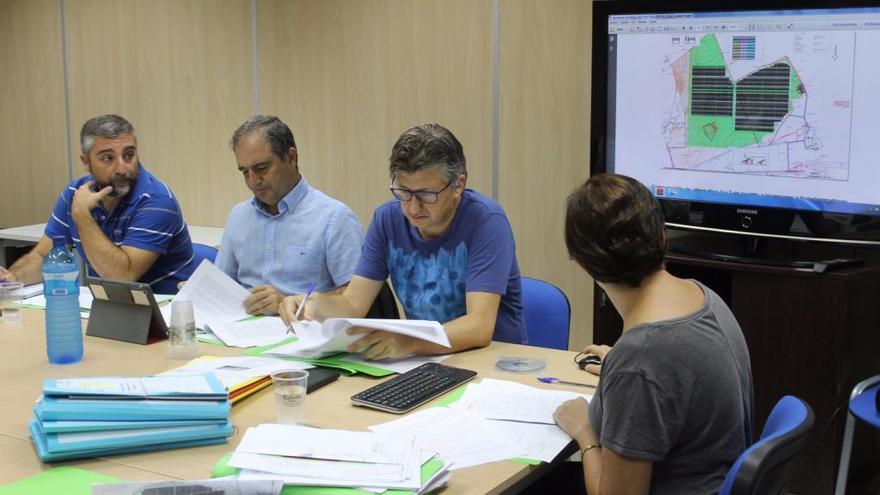 Momento de la comisión medioambiental de esta mañana